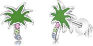 Chanteur Kids' Palm Tree Stud Earrings