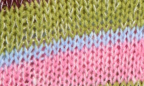Good Luck Girl Kids' Stripe Cardigan In Orange Pink Stripe