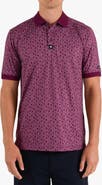 Bad Birdie Ridge Geo Pattern Performance Golf Polo