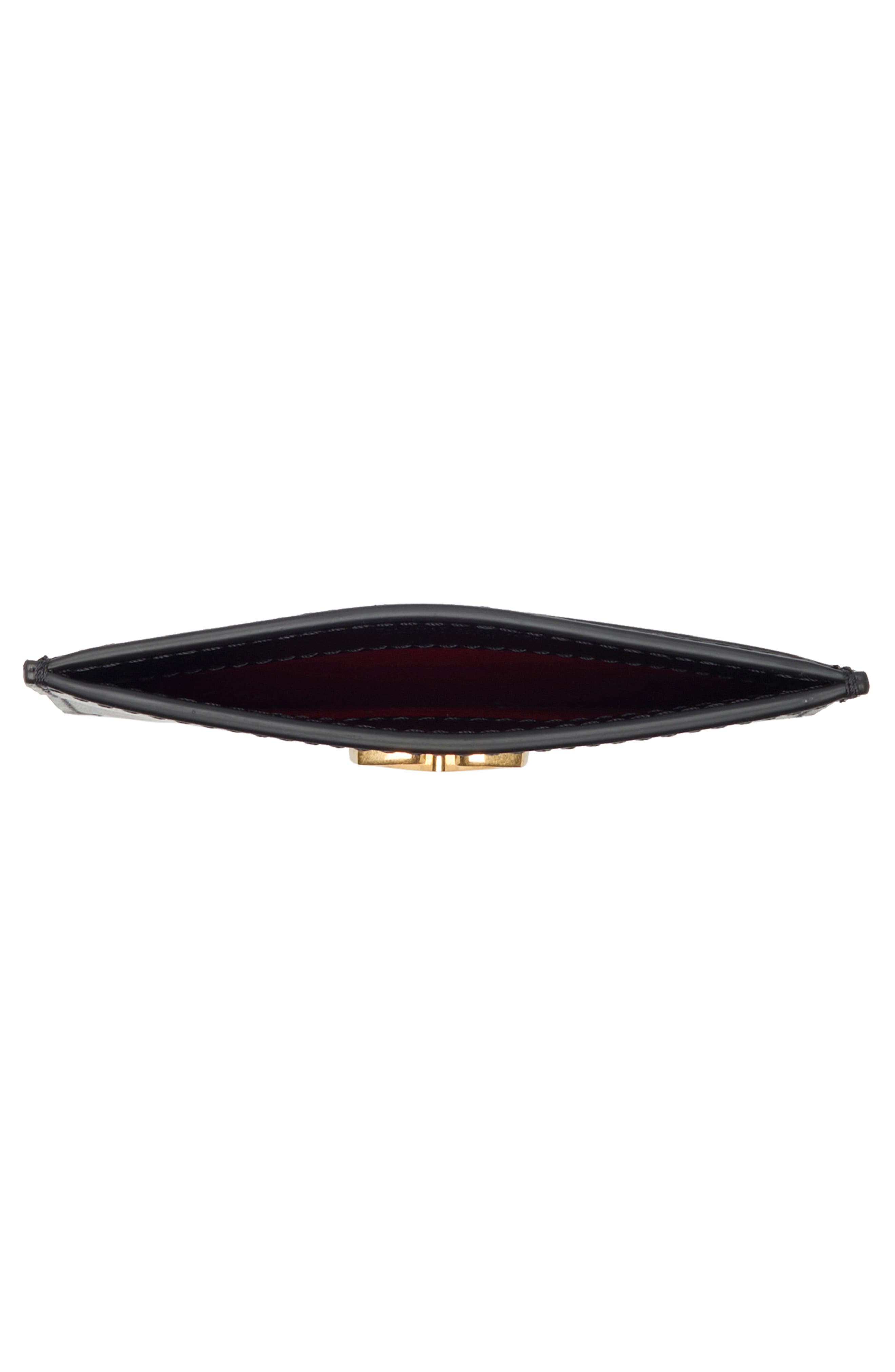 Off-White Jitney Simple Leather Card Case (Women) | Nordstromrack