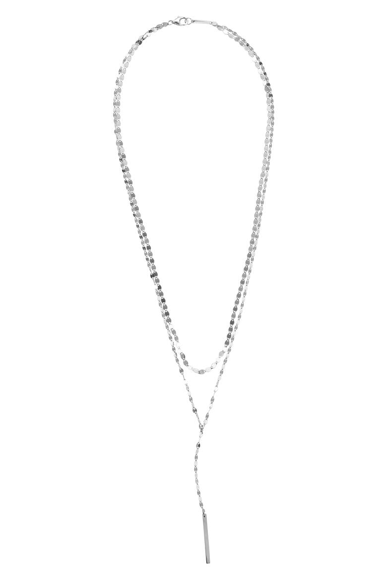 Jewelry Y-Necklace, Main, color, WHITE GOLD
