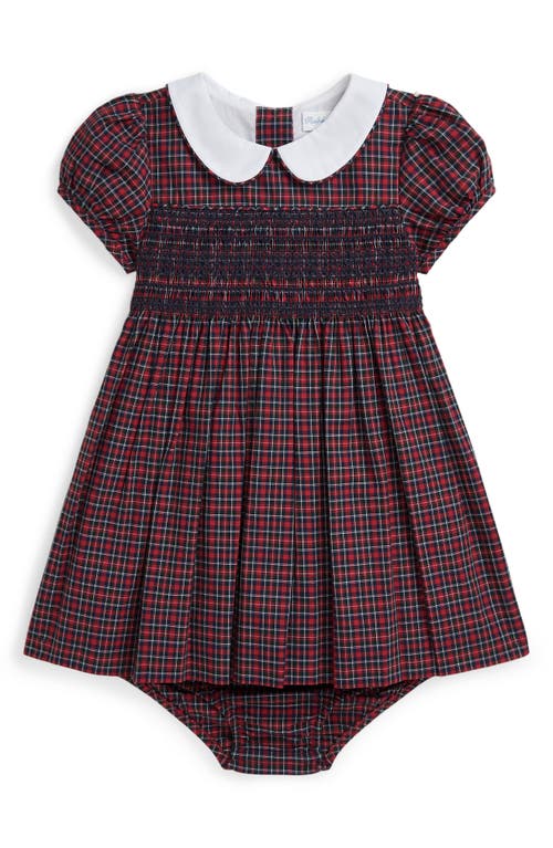 Ralph Lauren Tartan Dress in Red-Black Multi Plaid 