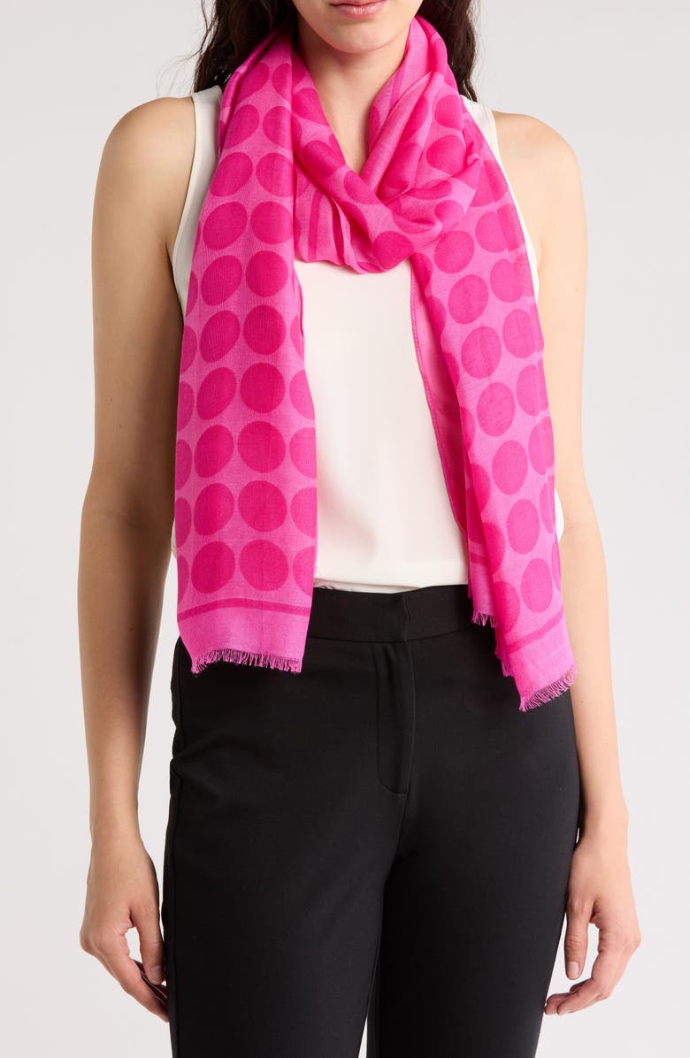 Kate Spade New York dot oblong scarf, Main, color,