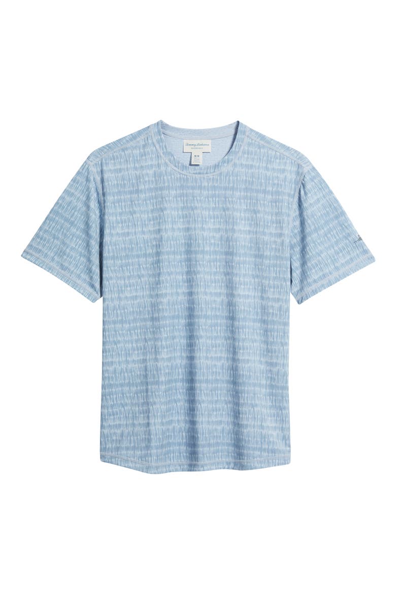 Wave Break Flip Reversible Performance T-Shirt, Alternate, color, BERING BLUE