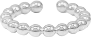 Bearfruit Jewelry 14k Gold Plated Brigitte Ball Chain Open Ring Gift Idea