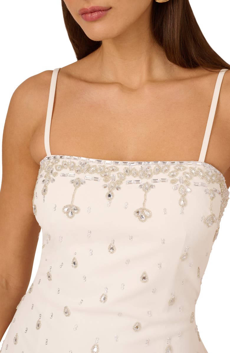 Adrianna Papell Embellished Body-Con Minidress, Alternate, color, 