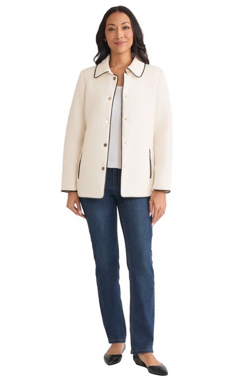 Jones New York Quilted Jacket In Neutral