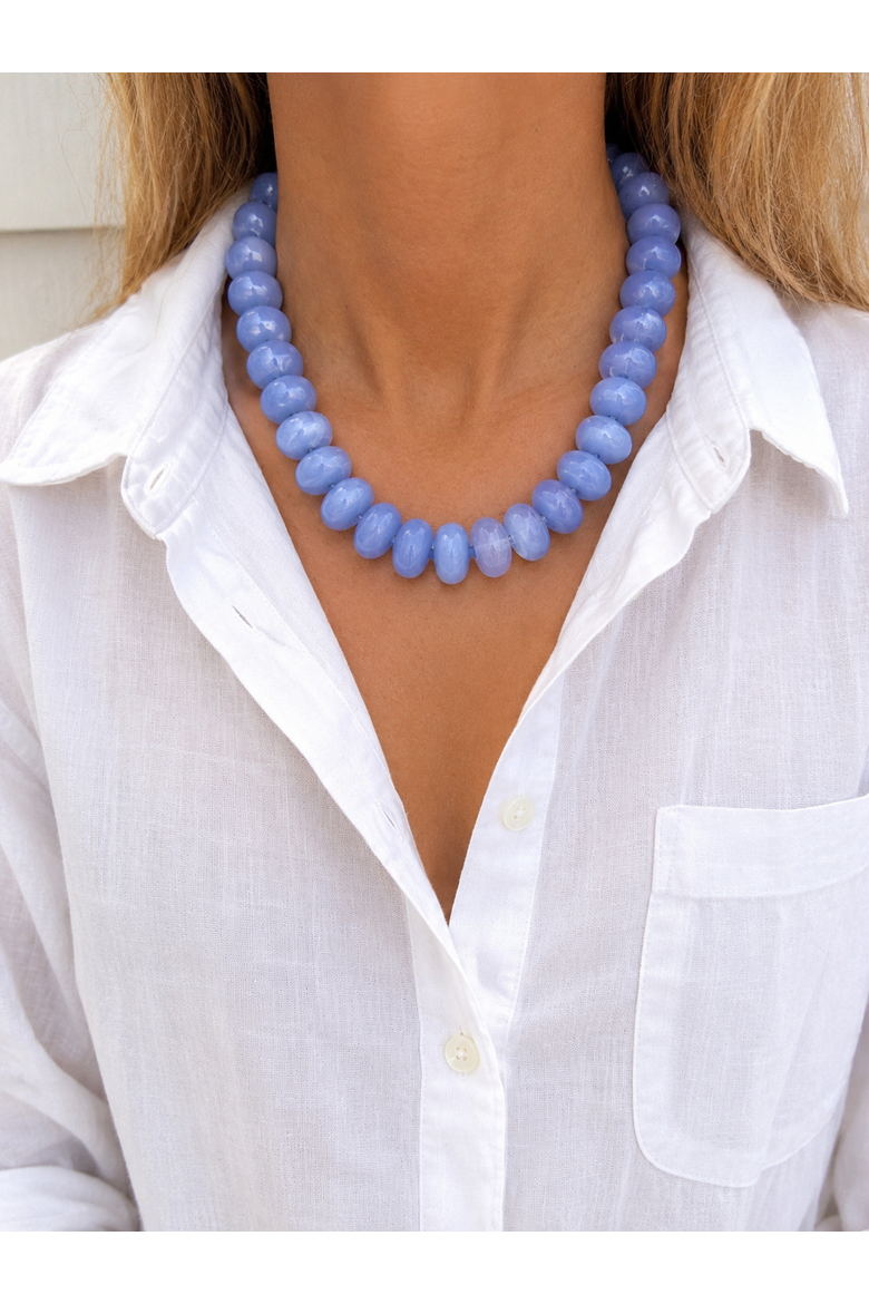 Hudson Glow Necklace, Alternate, color, Blue