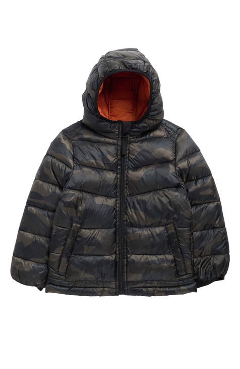 Kids' Packable Hooded Puffer Jacket (Toddler)