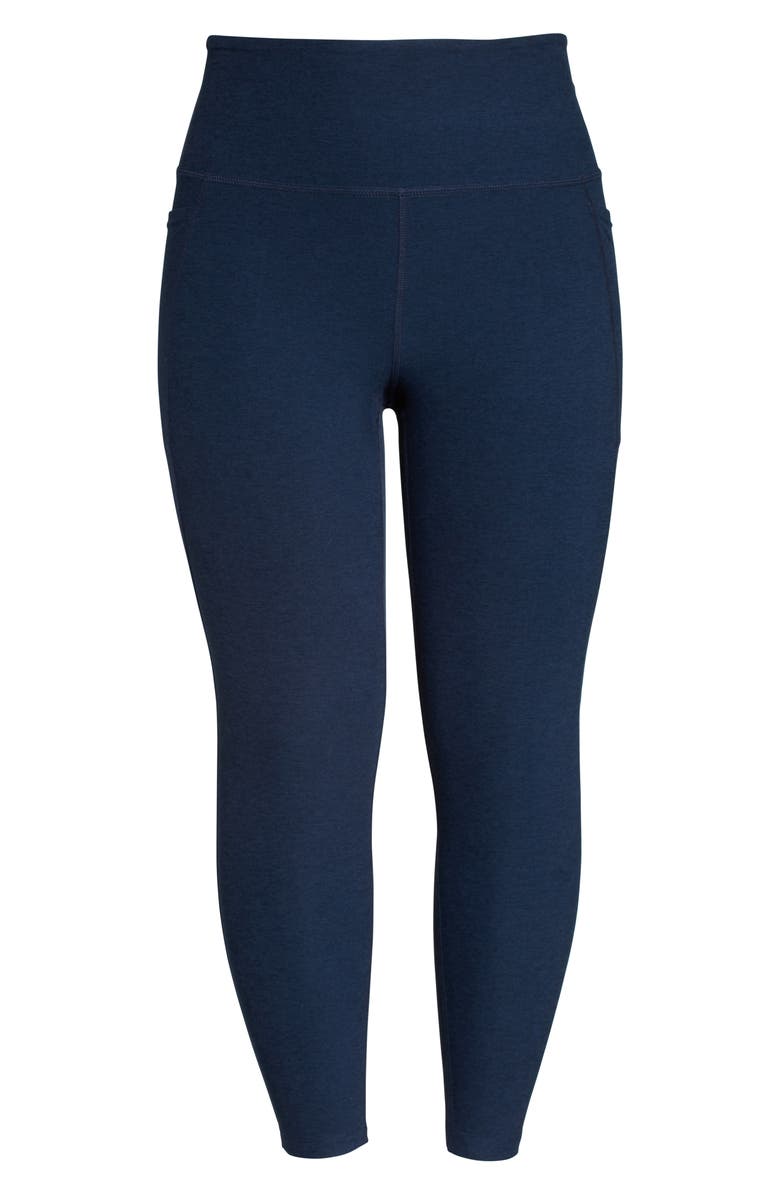 Beyond Yoga Out of Pocket High Waist Leggings, Alternate, color, Nocturnal Navy