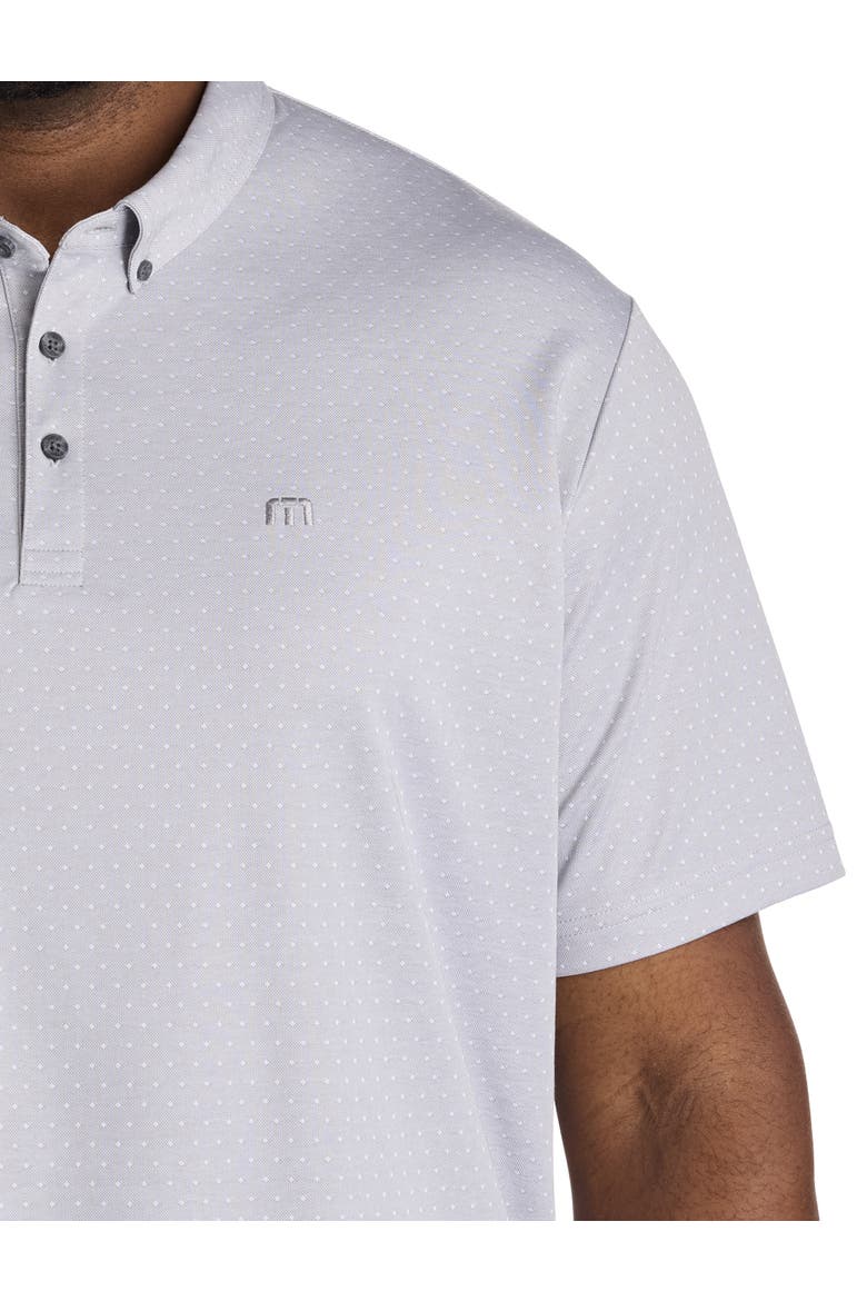 Big & Tall Handsome Town Polo Shirt, Alternate, color, HEATHER LIGHT GREY