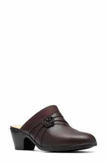 Emily 2 Eliza Leather Heeled Mule