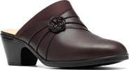 Clarks® Emily 2 Eliza Leather Heeled Mule