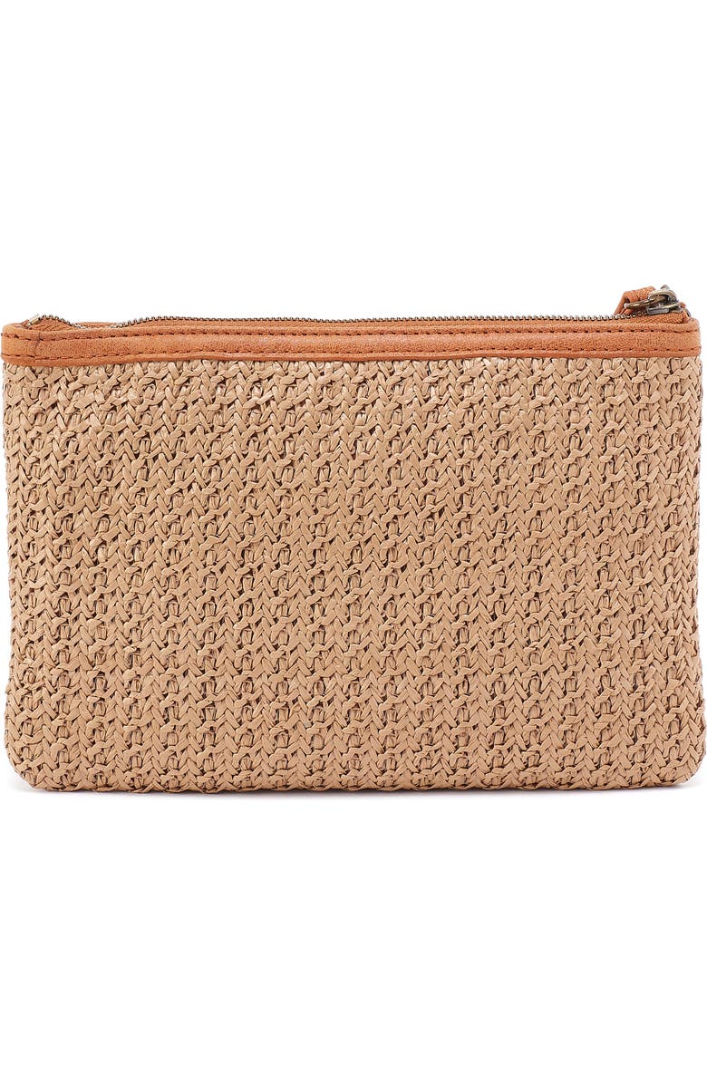 HOBO Heart Straw Pouch, Alternate, color, Meadow Woven Straw