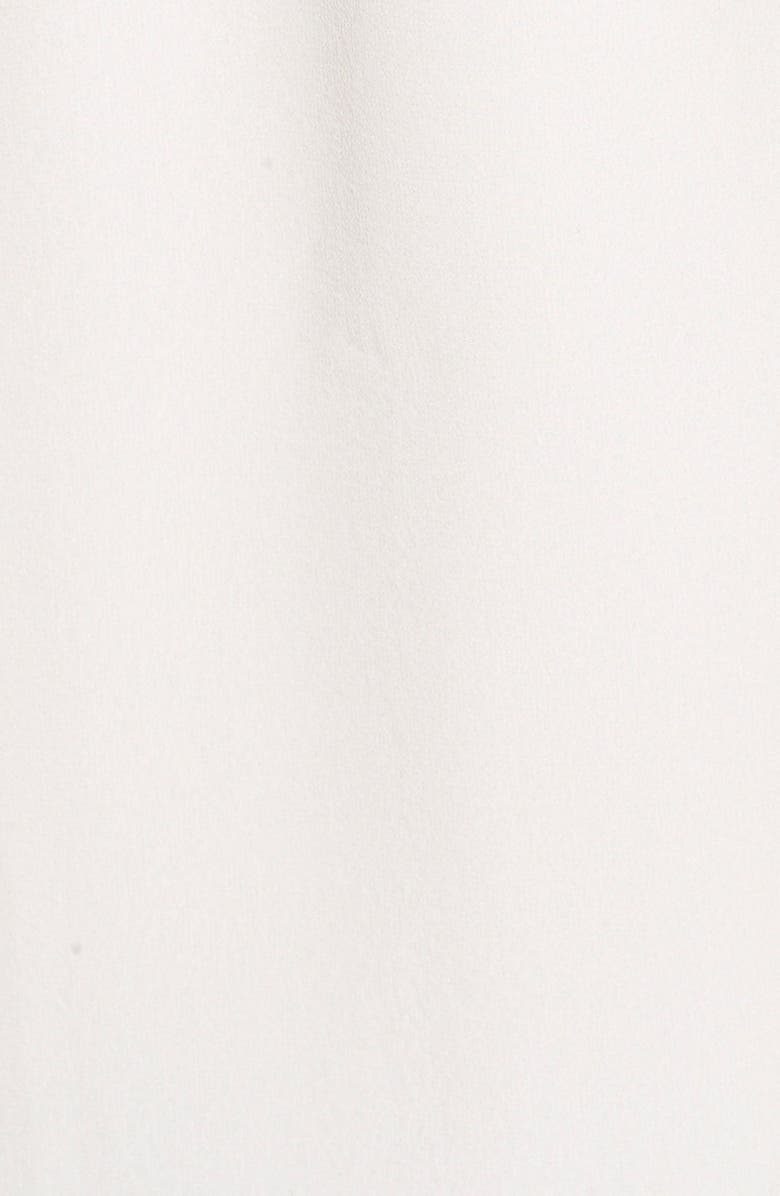 Alice + Olivia 'Danyelle' Lace Inset Silk Blouse, Alternate, color,