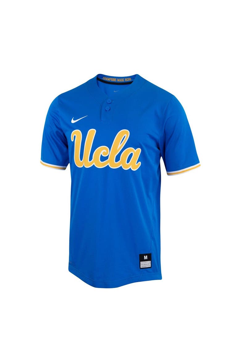 Unisex Nike Blue UCLA Bruins Two-Button Replica Softball Jersey, Alternate, color, Blue