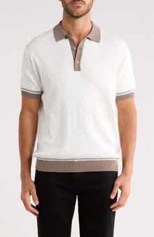 DENIM AND FLOWER Contrast Trim Polo