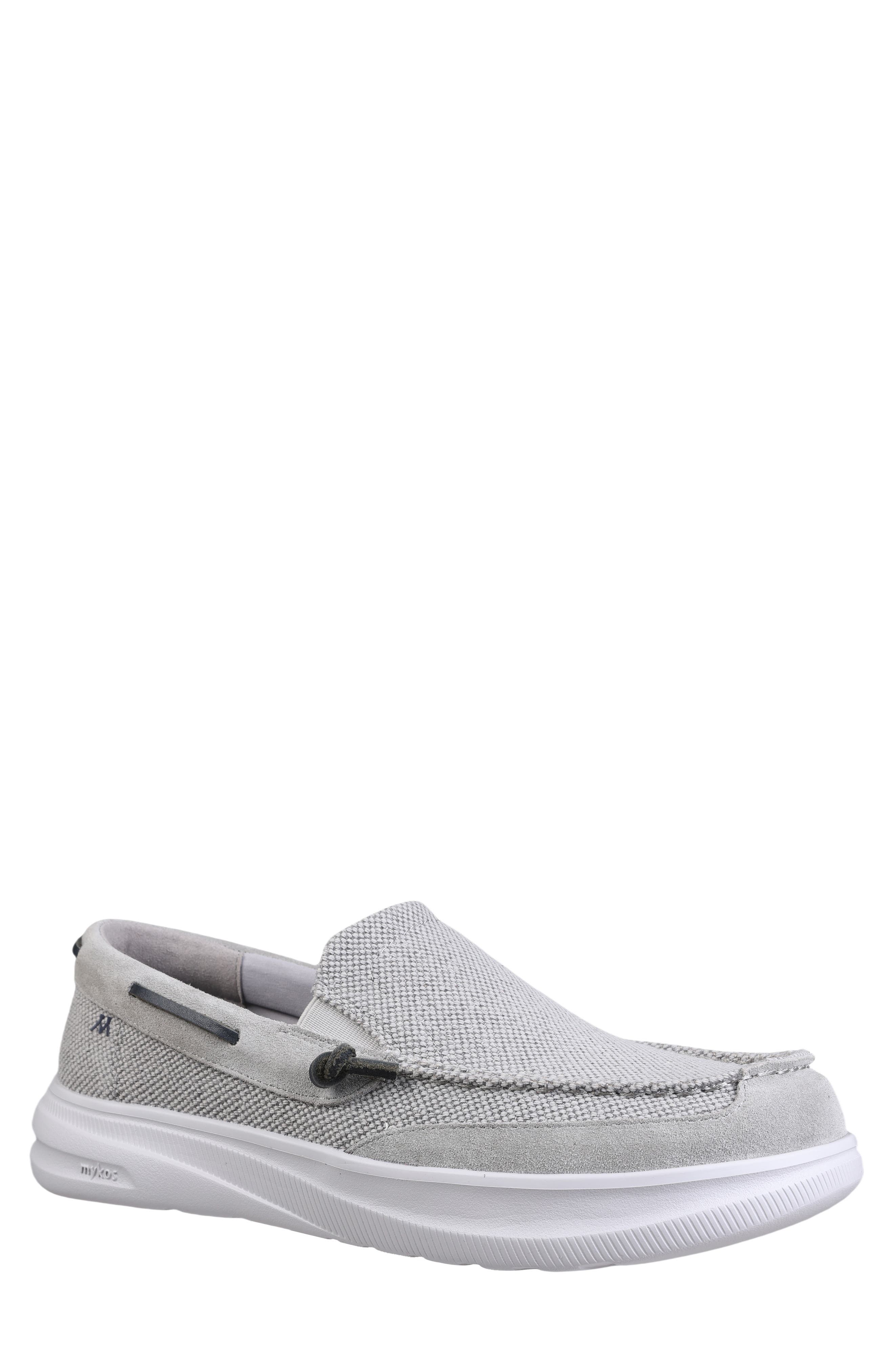 Mykos Calvin Boat Shoe, Main, color, Grey