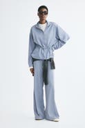 H&M Drawstring-detail Sweatshirt Jacket