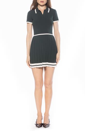Alexia Admor Jasmine Pleated Dress In Multi