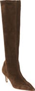 Cinq à Sept Jade Stretch Suede Knee High Boot