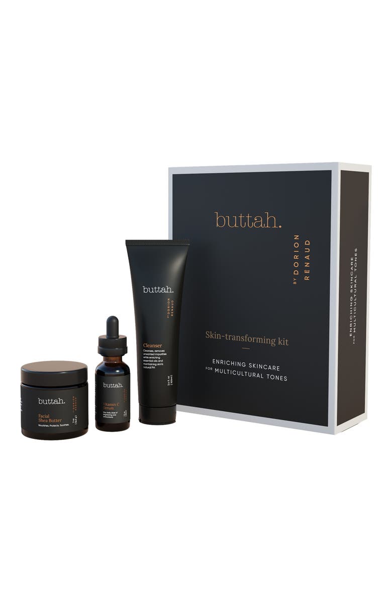 Buttah Skin Skin-Transforming Kit with Facial Shea Butter, Main, color, 