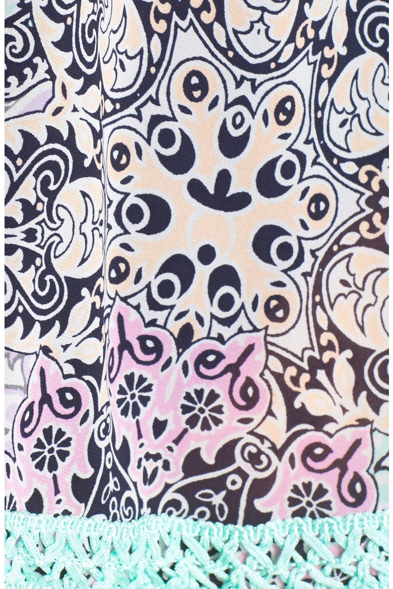 'Smock This Way' Print Kimono, Alternate, color, MULTI