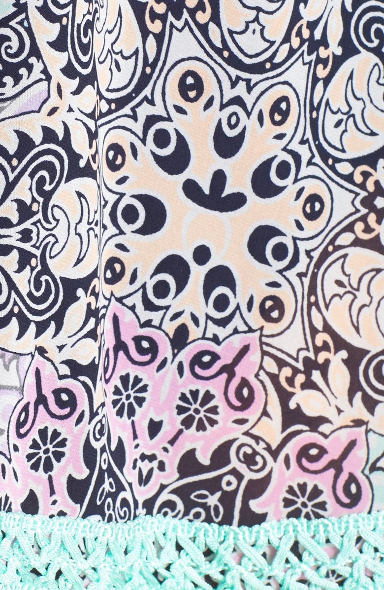 The Bikini Lab 'Smock This Way' Print Kimono, Alternate, color, 