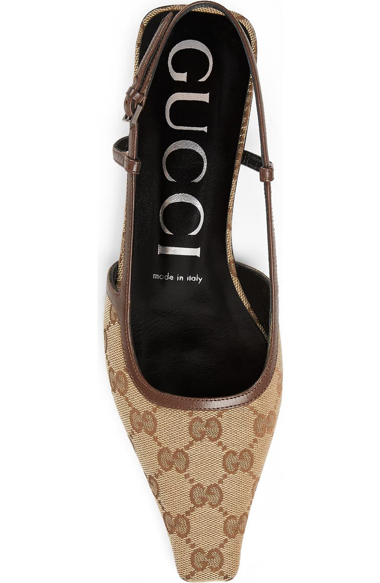 Gucci Demi GG Slingback Flat, Alternate, color,