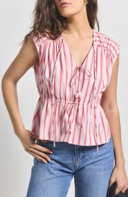 Derek Lam 10 Crosby Caroline Double Tie Top