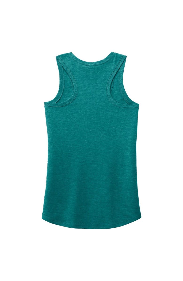 JOE GIBBS RACING TEAM COLLECTION Women's Joe Gibbs Racing Team Collection Teal Kyle Busch Racerback Tank Top, Alternate, color,