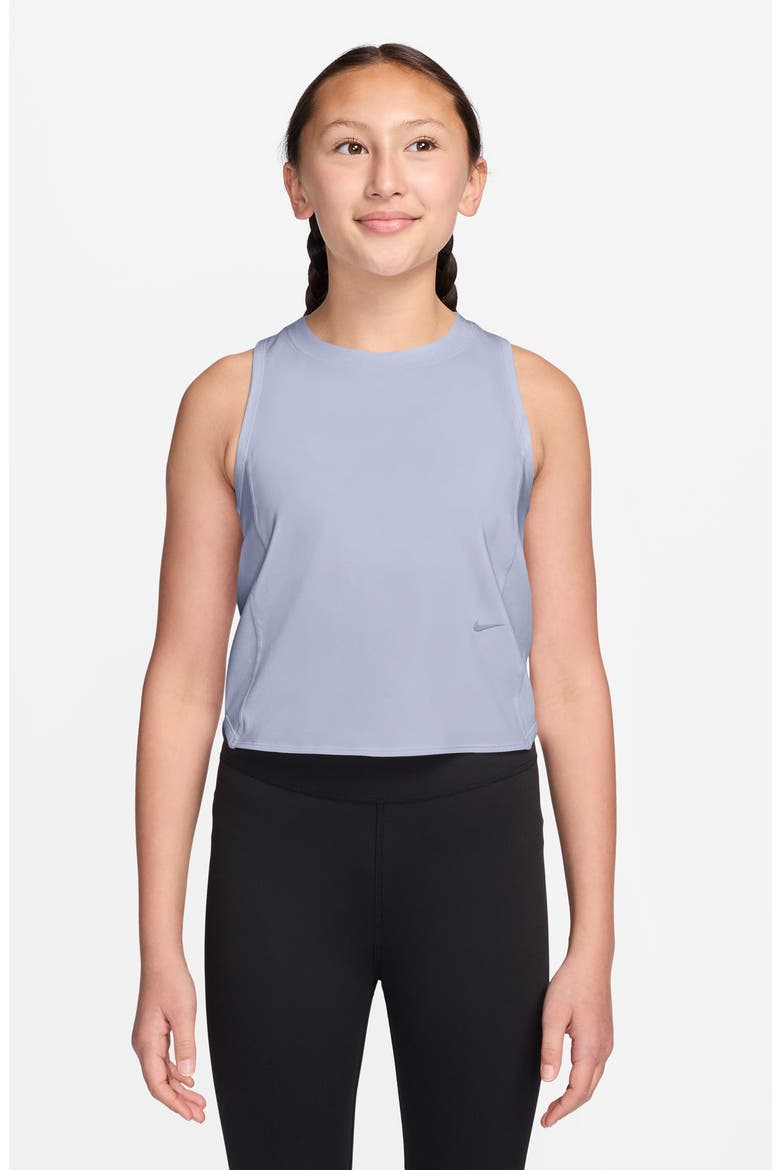 Kids' Mavn Dri-FIT Racerback Tank, Main, color, 057 GHOST/GHOST/GHOST