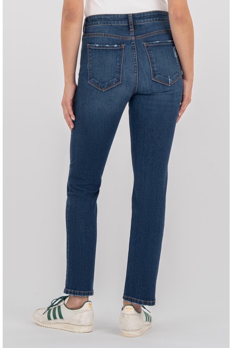Reese High Rise Ankle Slim Straight Leg Jeans, Alternate, color, ATTAIN