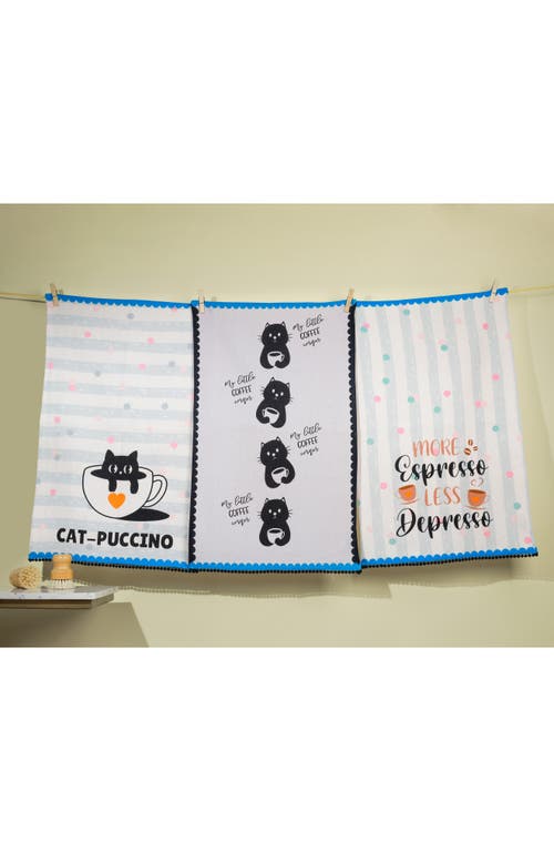 Tiramisu 3-piece Kitchen Towel Set In Multi