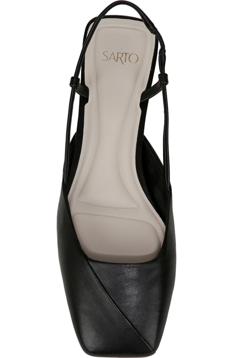 SARTO by Franco Sarto Telica Slingback Flat, Alternate, color, Black
