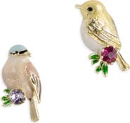 Bill Skinner Studio Goldcrest & Coal Tit Duet - Mismatched Earstuds