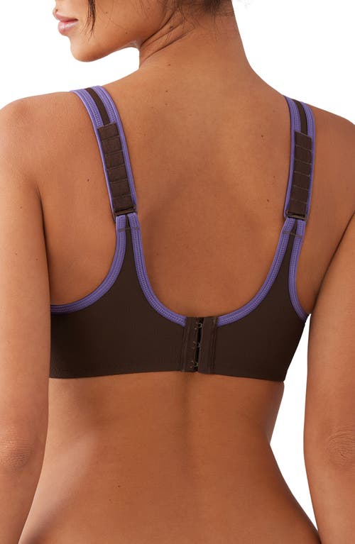 Wacoal Simone Seamless Underwire Sports Bra In Brown