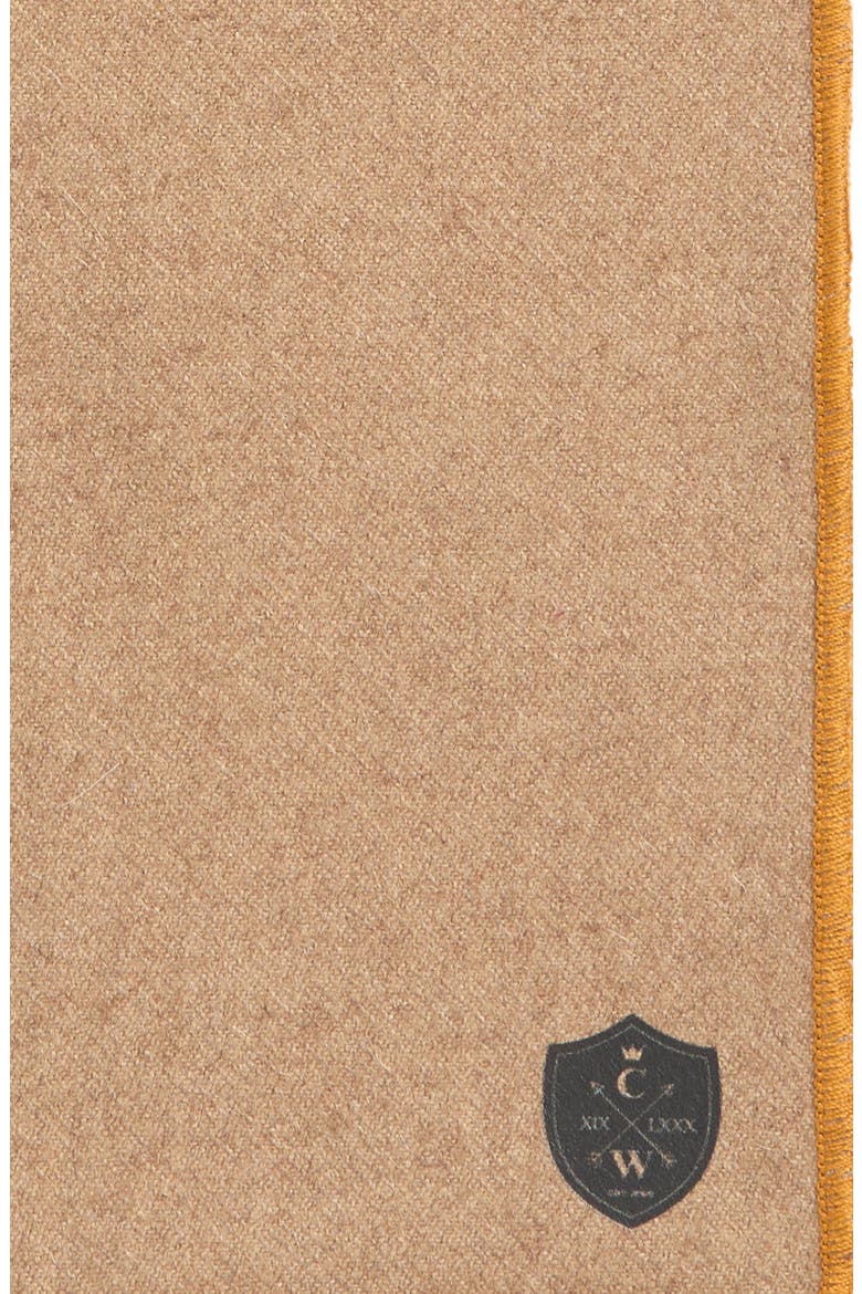 Cashmere Pocket Square, Alternate, color, TAN