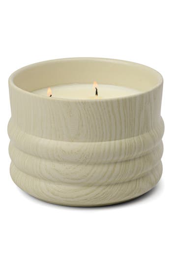 Paddywax 3-wick Ceramic Candle In White