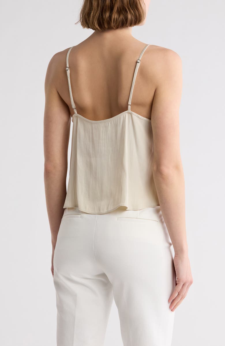 Leith Tie Front Camisole, Alternate, color, Ivory Dove