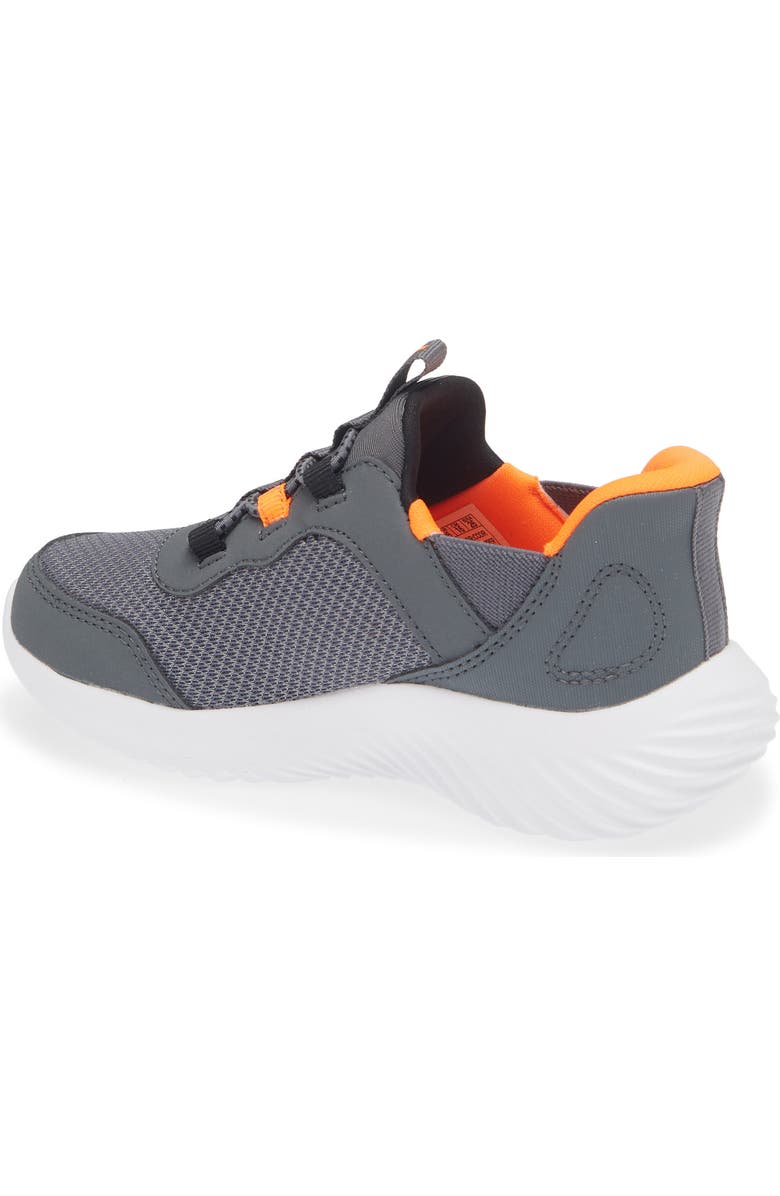 SKECHERS Kids' Bounder Sneaker, Alternate, color, Charcoal/ Orange