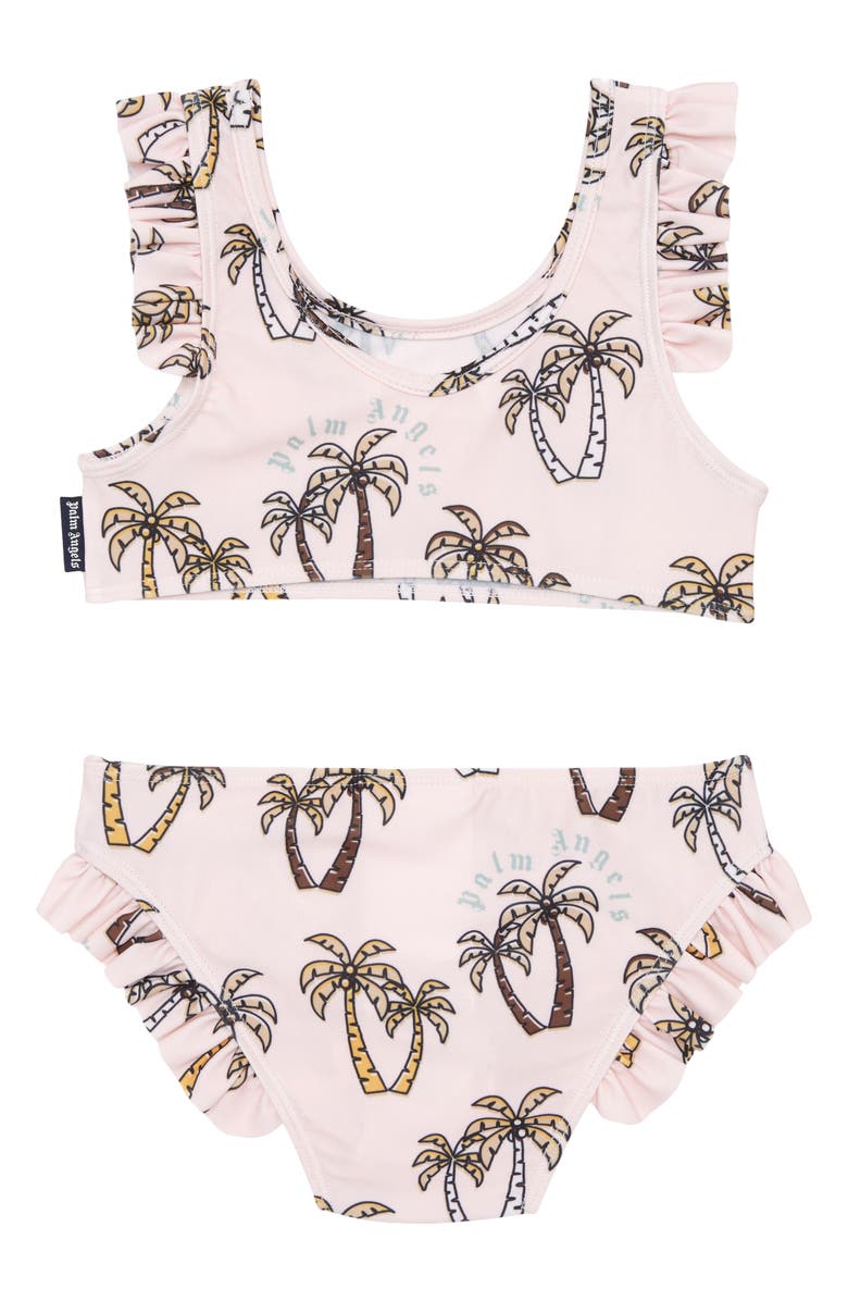 Palm Angels Kids' Palm Print Two-Piece Swimsuit, Alternate, color, 
