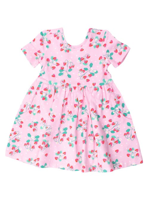 Rufflebutts Baby Girls Knit Short Sleeve Twirl Dress