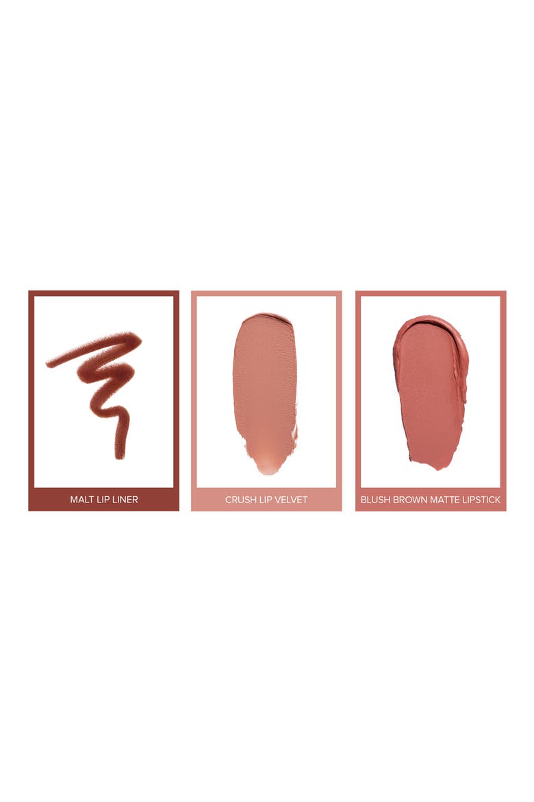 Pucker Up Lip Trio $47 Value, Alternate, color, BLUSH BROWN CRUSH MALT