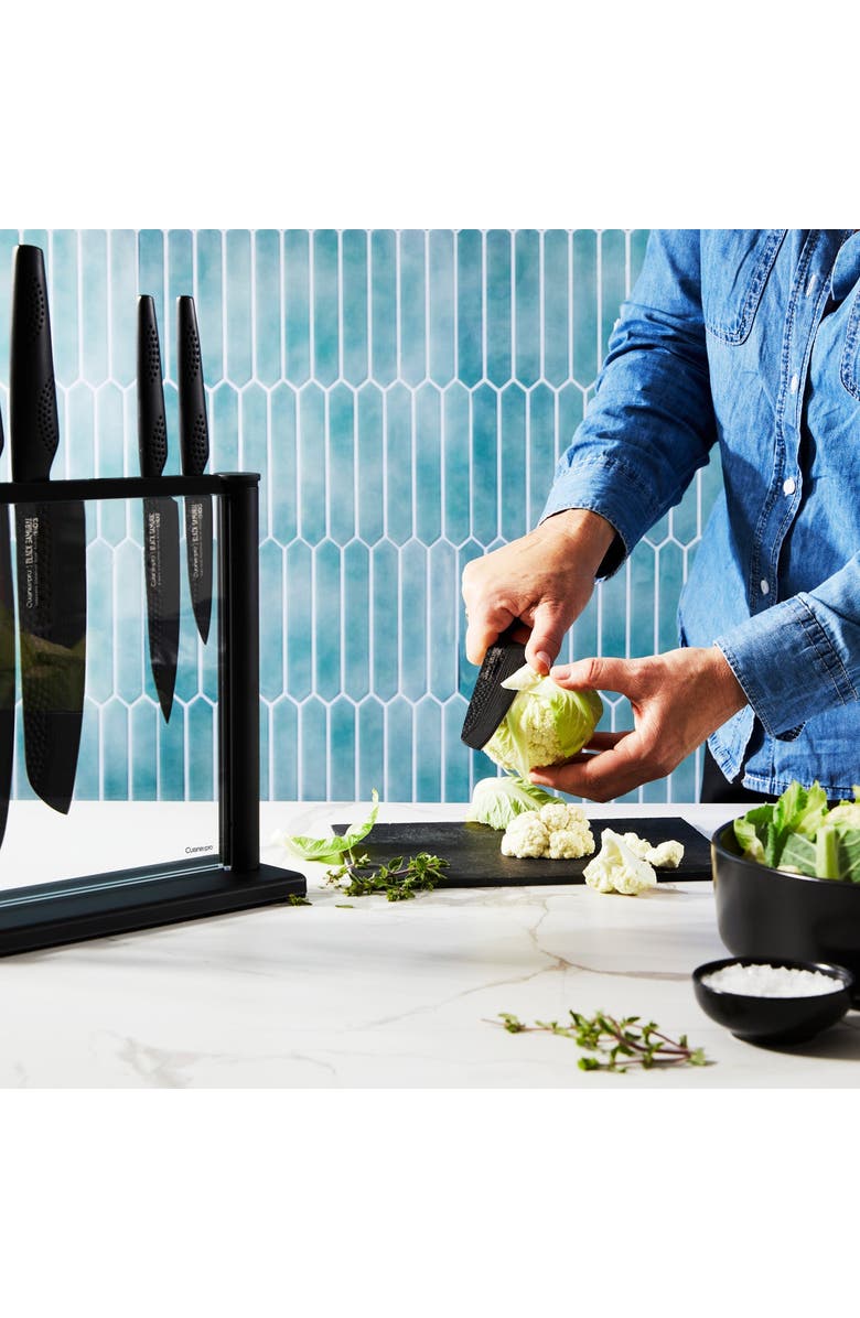 Cuisine::pro<sup>®</sup> iD3<sup>®</sup> BLACK SAMURAI 7-Piece Gozen Knife Block, Alternate, color, Black
