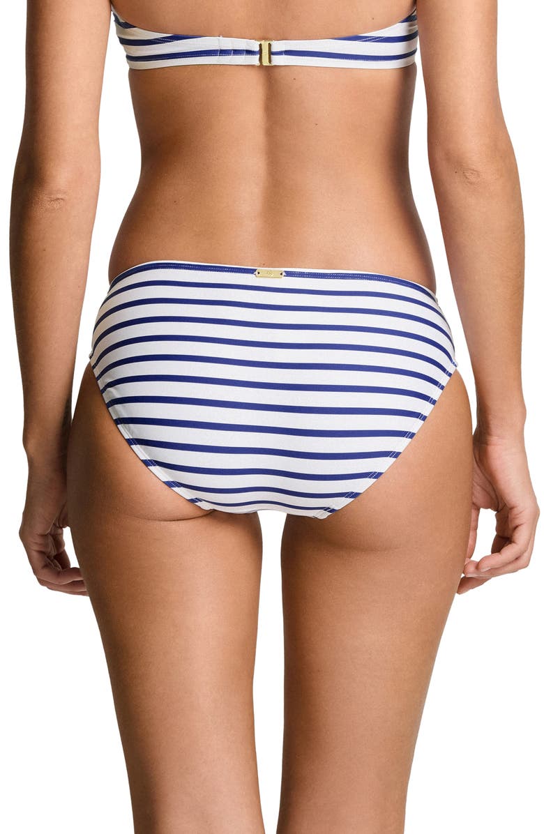 Lauren Ralph Lauren Print Hipster Bikini Bottoms, Alternate, color, Seaside Stripe