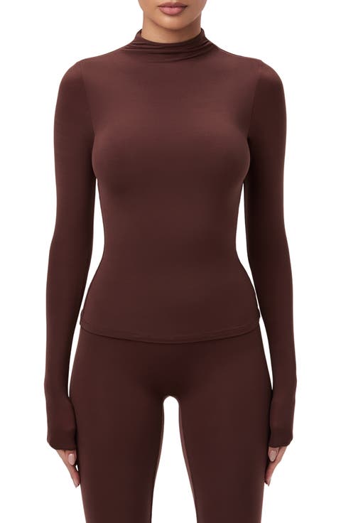 Mock Neck Top