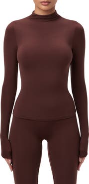 Naked Wardrobe Mock Neck Top