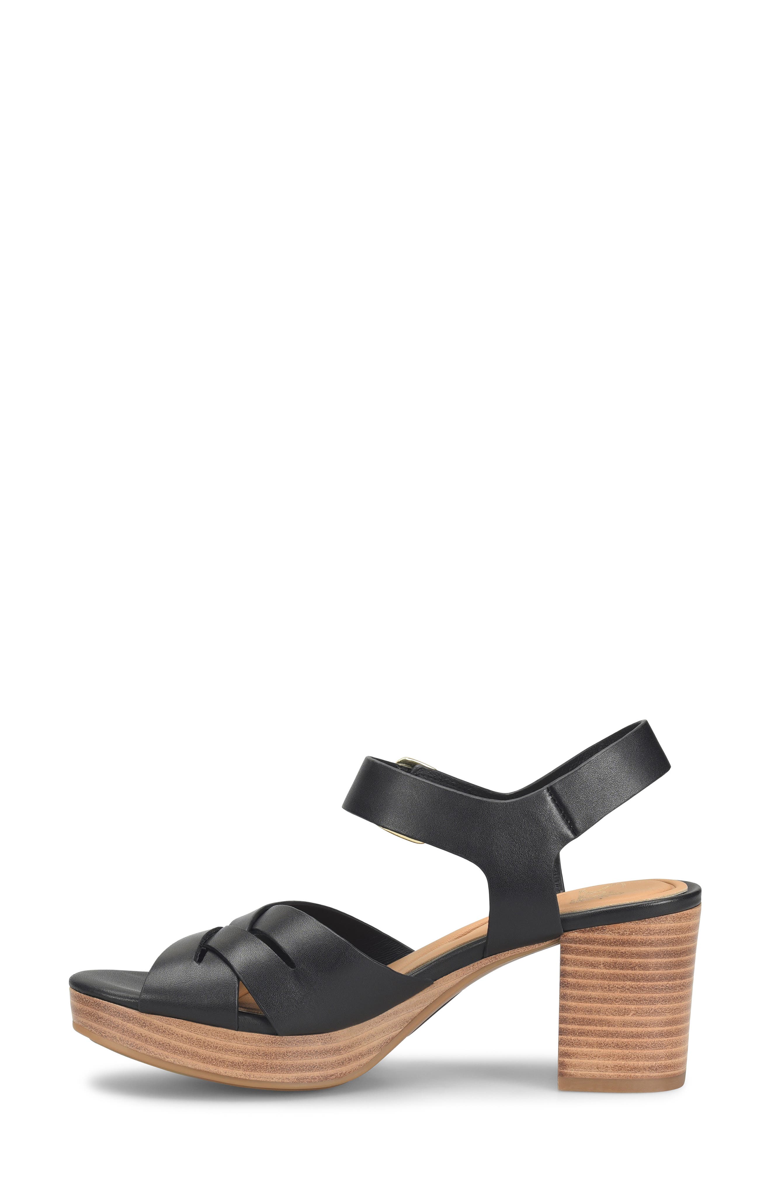 Söfft Lacie Sandal, Alternate, color, Black