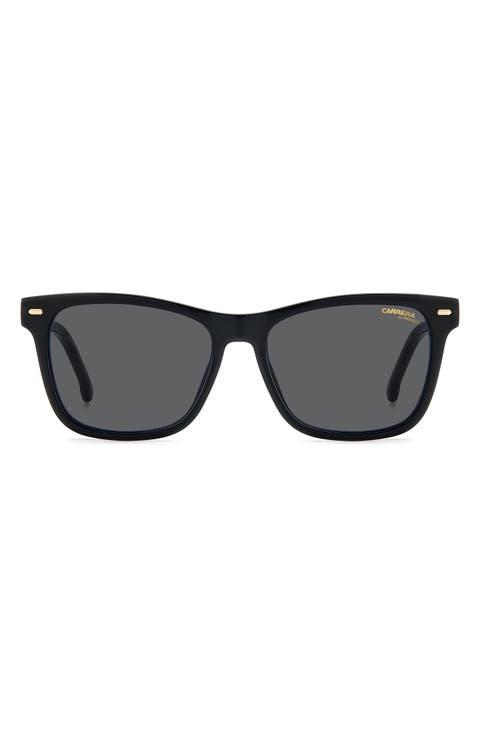 54mm Gradient Rectangular Sunglasses